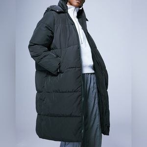 Long Black Puffer Jacket